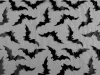 Halloween denevér mintás sifon anyag: FEKETE