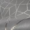 Metálos kollekció Speciel FX2: Égszínkék geometrikus háló mintás (mosható) vlies-vinyl tapéta