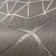 Metálos kollekció Speciel FX2: Melegszürke geometrikus háló mintás (mosható) vlies-vinyl tapéta