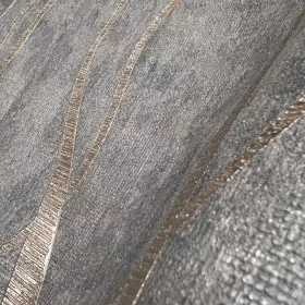   Metálos kollekció Speciel FX2: Acélkék alapon finom metál ívhullámos (mosható) vlies-vinyl tapéta