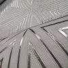 Metálos kollekció Speciel FX2: Gyöngyszürke geometrikus sugárjáték mintás (mosható) vlies-vinyl tapéta