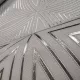 Metálos kollekció Speciel FX2: Gyöngyszürke geometrikus sugárjáték mintás (mosható) vlies-vinyl tapéta