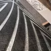 Metálos kollekció Speciel FX2: Antracit-ezüst geometrikus sugárjáték mintás (mosható) vlies-vinyl tapéta