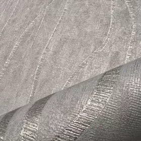   Metálos kollekció Speciel FX2: Gyöngyszürke lágy hullámvonalas (mosható) vlies-vinyl tapéta