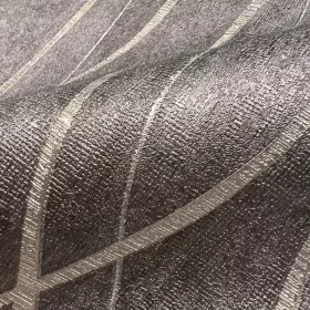   Metálos kollekció Speciel FX2: Grafitszürke alapon finom ívhullámos (mosható) vlies-vinyl tapéta