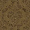 Utopia: bronzbarna klasszikus damaszt minta (mosható) vlies alapon vinyl felületű tapéta