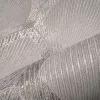 Metálos kollekció Speciel FX2: Gyöngyszürke art deco legyezőmintás (mosható) vlies-vinyl tapéta