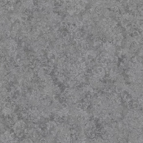 Metálos kollekció Speciel FX2: Barna alapon koptatott damaszt mintás (mosható) vlies-vinyl tapéta