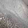 Metálos kollekció Speciel FX2: Hamuszürke-ezüst bőrtextúrás (mosható) vlies-vinyl tapéta