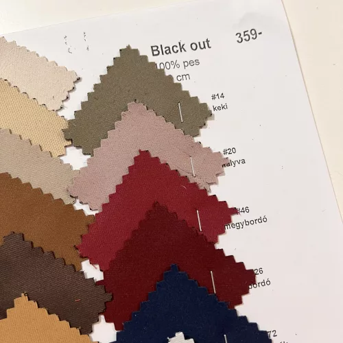 1,10 m EGYBEN KÉRHETŐ Fényzáró sötétítő és hőszigetelő függöny (blackout) - Sötétkék