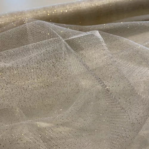 Arany csillámos (glitter) tüll No.2. (#10)