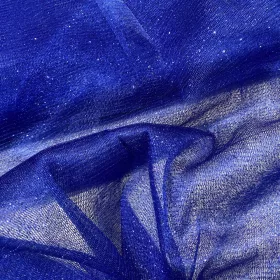 Királykék csillámos (glitter) tüll (#8)