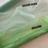 Pasztell menta csillámos (glitter) tüll #2