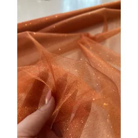 Halloween sütőtök csillámos (glitter) tüll (#5)