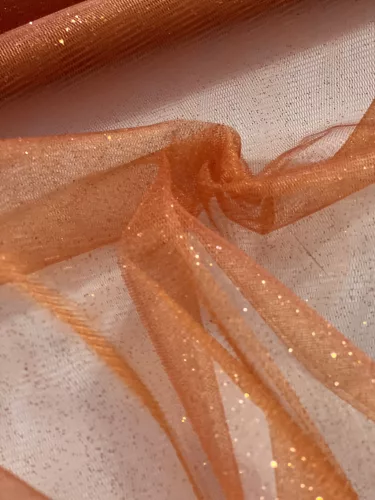 Halloween sütőtök csillámos (glitter) tüll (#5)