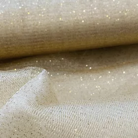 Arany csillámos (glitter) tüll No.1 (#2)