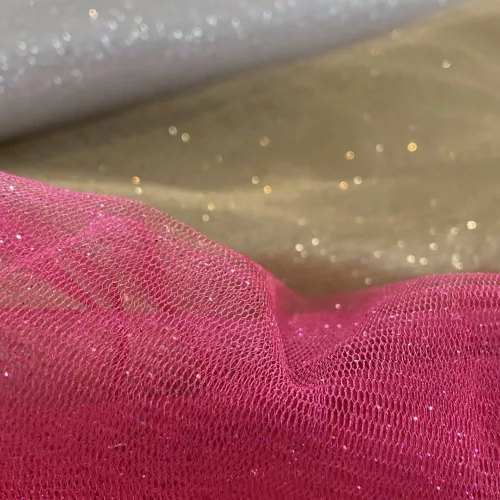 Arany csillámos (glitter) tüll No.1 (#2)