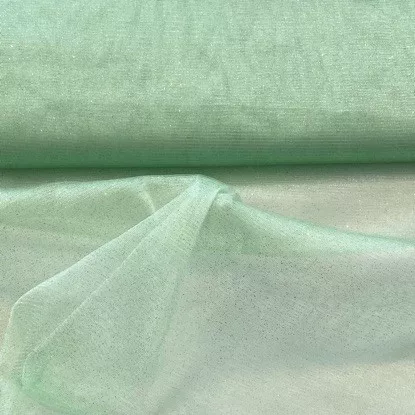 Almazöld csillámos (glitter) tüll (#16)