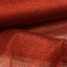0,3 m EGYBEN KÉRHETŐ Piros csillámos (glitter) tüll (#5)