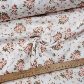 Világos alapon rózsás duplagéz