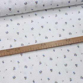 Pöttyös alapon kisvirágos duplagéz