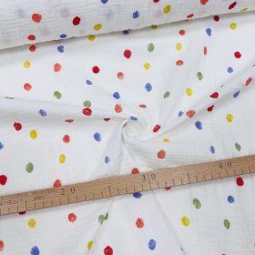 Színes vidám pöttyös duplagéz