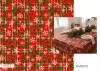 Amirio: Skótkockás alapon fehér hópelyhes - fagyöngyös karácsonyi dekortextil (TH'26)