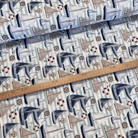 Vitorlás hajós dekortextil