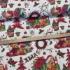 Arany lurex szálas Xmas Macis karácsonyi dekortextil (TH)