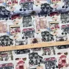 Romantikus házikós dekortextil (minimálisan elmosódott nyomás)