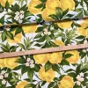 Mediterrán citromos-virágos No.3. dekortextil (TH)