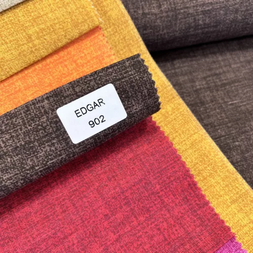 Csokibarna melíros egyszínű dekortextil (Edgar 902)