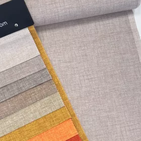 Natúr melíros egyszínű dekortextil (Edgar 105)