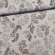 0,83 m EGYBEN KÉRHETŐ Natúr alapon barna ágas-leveles dekortextil (TH)