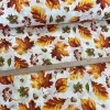 Tölgyfa leveles - makkos őszi dekortextil (TH26)