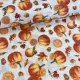 Sütőtök - narancs szeletes őszi dekortextil (TH26)