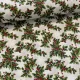 Fehér a. fagyöngyös karácsonyi dekortextil