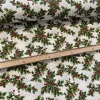 Fehér a. fagyöngyös karácsonyi dekortextil