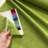Zöld melíros egyszínű dekortextil (Edgar 701 c41)