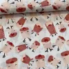 AKCIÓS!!: Fehér a. cuki szarvasok karácsonyi dekortextil