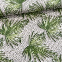 Pálmalevelek domború hátteres mintával dekortextil (TA)