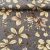 Szürke alapon őszies sárga leveles ágas-bogas dekortextil