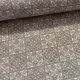 0,67 m EGYBEN KÉRHETŐ Natúros alapon fehér csempemintás dekortextil (TA)