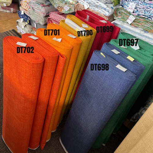 Indigókék melíros egyszínű dekortextil (Edgar 602)