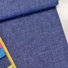 Indigókék melíros egyszínű dekortextil (Edgar 602)