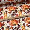 Őszi faleveles-sütőtökös dekortextil (digitálisan nyomott)