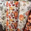 Őszi faleveles-sütőtökös dekortextil (digitálisan nyomott)