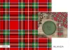 Skótkockás karácsonyi dekortextil (TH'25)