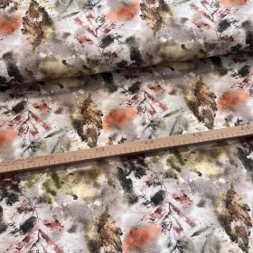 Akvarelles őszi faleveles dekortextil (TH25)