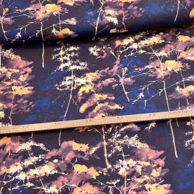 Kékes színvilágú őszi erdő dekortextil (TH25)